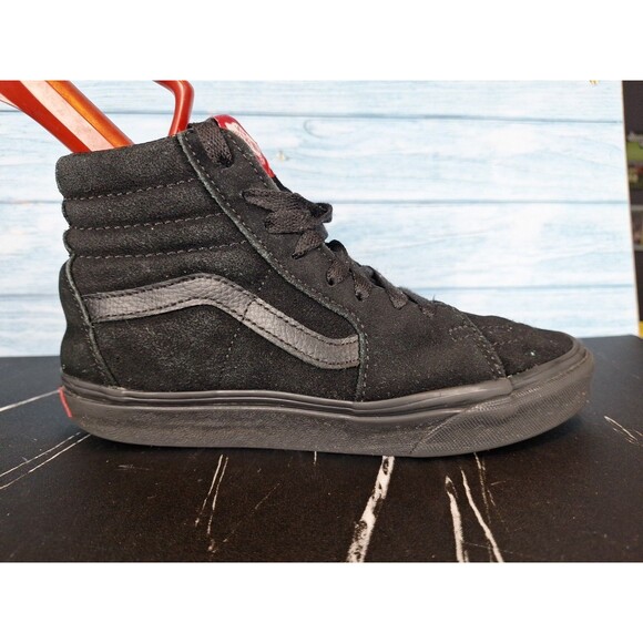 Vans SK8-Hi Black Suede Canvas High Top Skate Shoes M 5 W 6.5 main image 6
